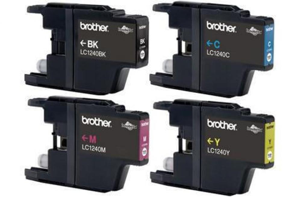 изображение Комплект картриджей BROTHER LC-1240 (C, M, Y, Bk)