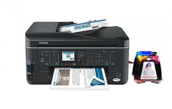 Изображение МФУ EPSON Stylus Office BX635FWD с СНПЧ