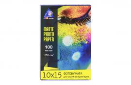 Матовая фотобумага INKSYSTEM Matte Photo Paper 230g, 10x15, 100 листов Матовая фотобумага INKSYSTEM Matte Photo Paper 230g, 10x15, 100 листов