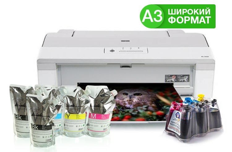 Принтер Epson PX-1004 с СНПЧ и сублимационными чернилами купить в ...