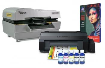 Вакуумный термопресс HeatPress V-01 3D и принтер Epson L1300 с набором для сублимационной печати Вакуумный термопресс HeatPress V-01 3D и принтер Epson L1300 с набором для сублимационной печати