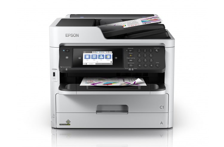 Изображение МФУ Epson WorkForce Pro WF-C5790DWF с СНПЧ и чернилами