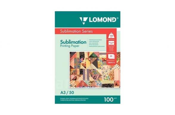 фото Сублимационная бумага  Lomond Sublimation A3 (100g) 50 листов (0809315)