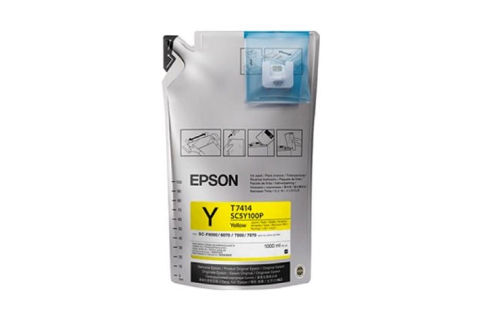 фото Сублимационные чернила Epson Yellow для Epson SureColor SC-F9300 1000 мл