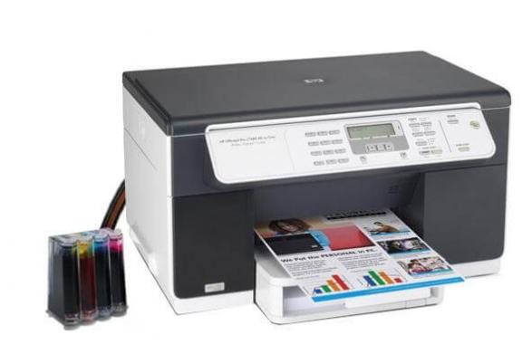 Изображение МФУ HP OfficeJet L7480 с СНПЧ