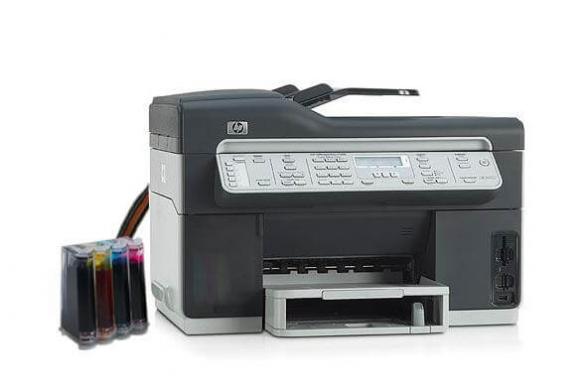 Изображение МФУ HP OfficeJet Pro L7580 с СНПЧ