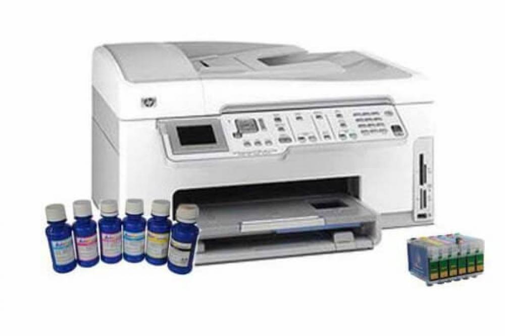 Изображение HP Photosmart С7283 c перезаправляемыми картриджами