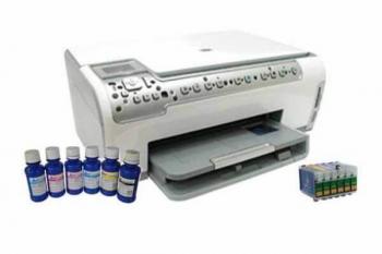 HP Photosmart С6283 c перезаправляемыми картриджами