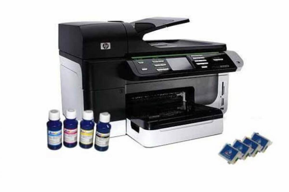 Изображение HP Officejet Pro K8500 c перезаправляемыми картриджами