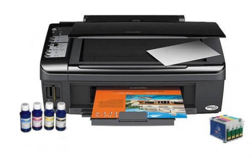 Изображение Epson Stylus TX200, TX209 c перезаправляемыми картриджами