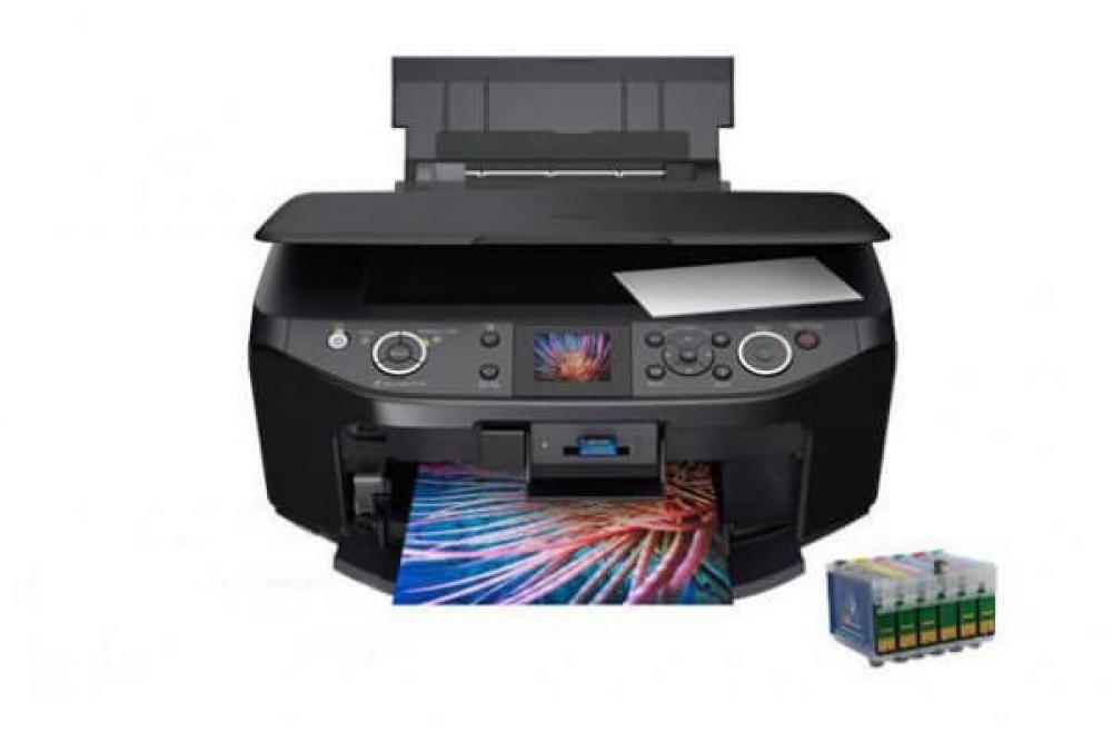 Изображение Epson Stylus Photo RX610, RX615 c перезаправляемыми картриджами