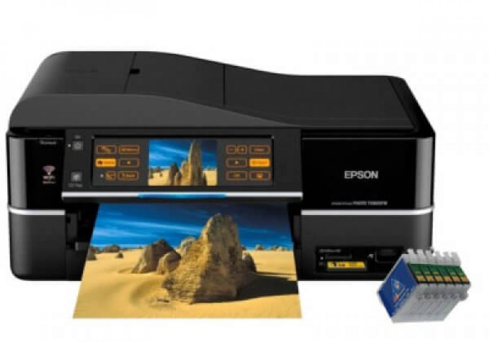 Изображение Epson Stylus Photo TX800FW c перезаправляемыми картриджами
