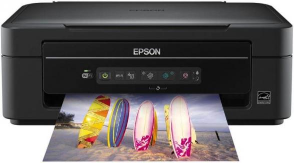 Изображение МФУ Epson Stylus SX235W с перезаправляемыми картриджами