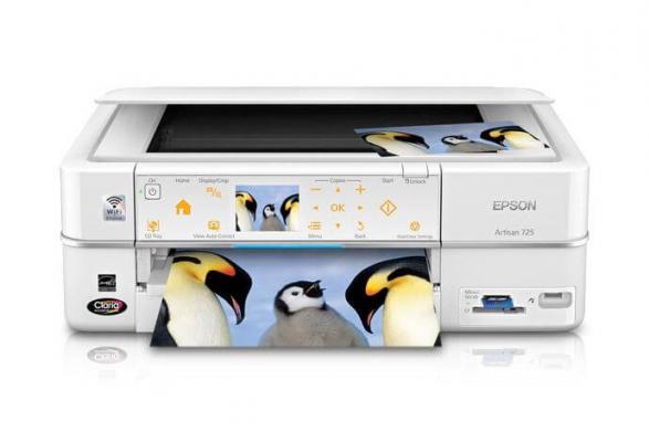 Изображение МФУ Epson Artisan 725 Arctic Edition с перезаправляемыми картриджами