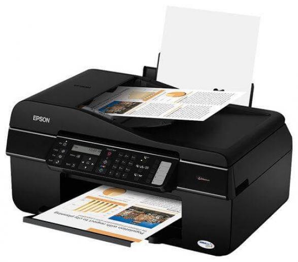 Изображение МФУ Epson Stylus Office TX510FN с перезаправляемыми картриджами