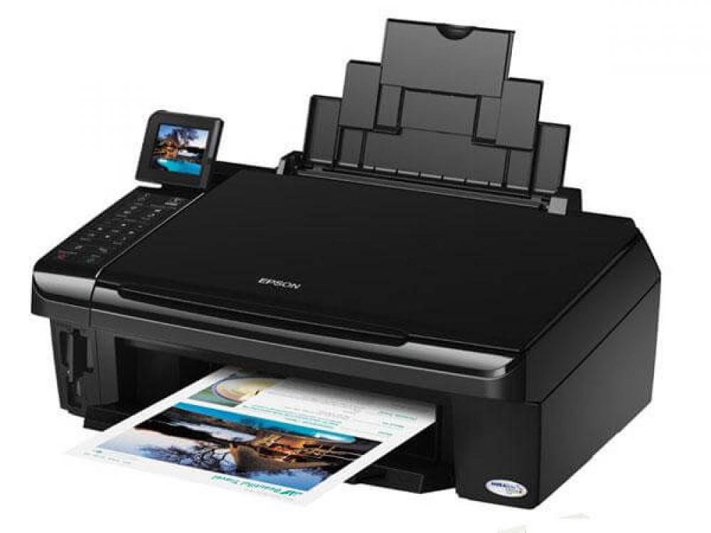Изображение МФУ Epson Stylus TX550W с перезаправляемыми картриджами