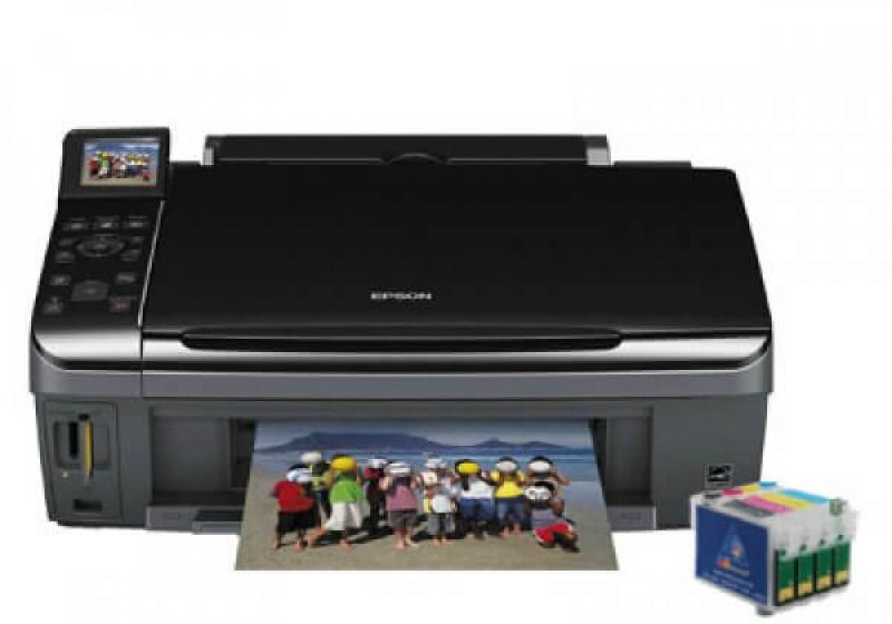 Изображение Epson Stylus TX410, 419 c перезаправляемыми картриджами