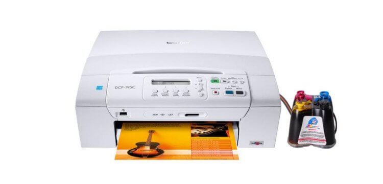 МФУ Brother DCP-195C с СНПЧ МФУ Brother DCP-195C с СНПЧ