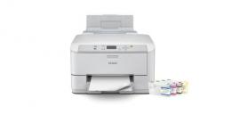 Цветной принтер Epson WorkForce Pro WF-5110DW с перезаправляемыми картриджами Цветной принтер Epson WorkForce Pro WF-5110DW с перезаправляемыми картриджами